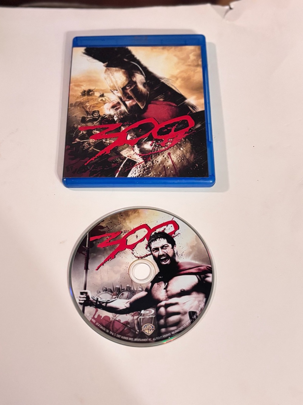 300 Blu-ray Disc - Action Movie (Blue Case)